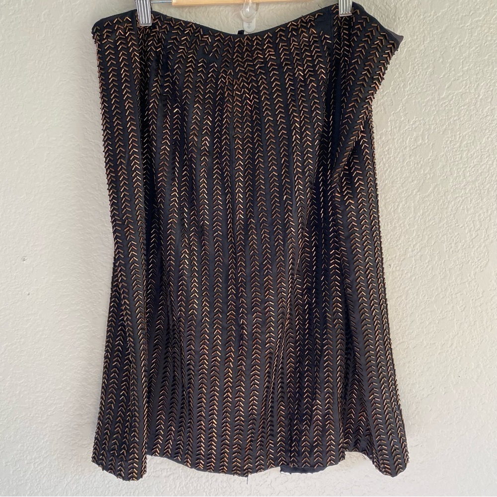 Dana Buchman Women’s silk and beaded skirt